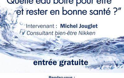 une conférence sur l’eau à Reims !