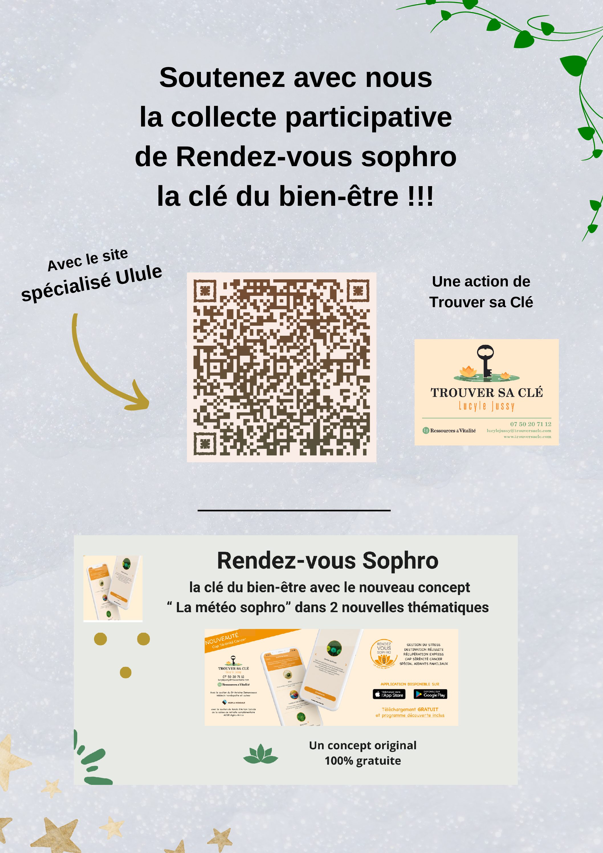 Campagne financement participatif pour Rendez-vous Sophro.